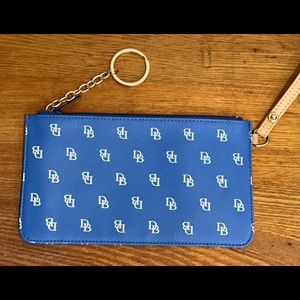 Dooney & Bourke Signature Blue Wristlet